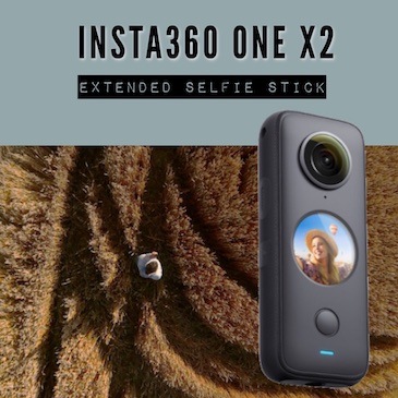 Perche Selfie Stick invisible pour Insta360 ONE X Caméra 360°